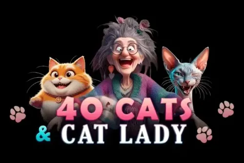 40 Cats & Cat Lady