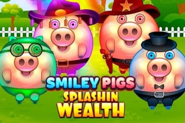 Smiley Pigs Splashin Wealth