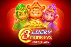 3 Lucky Monkeys Hold & Win