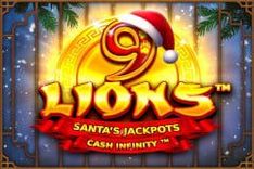 9 Lions Hold the Jackpot Santa's Jackpots™wazdan