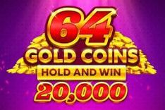 64 Gold Coins Hold and Win 20,000