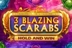 3 Blazing Scarabs Hold and Win
