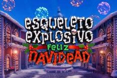 Esqueleto Explosivo Feliz Navidead